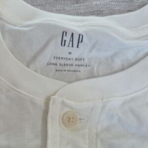 GAP Cream Long Sleeve Shirt